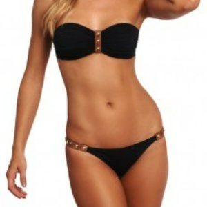 Despi Rock N Roll Bikini Black NWT Bundle